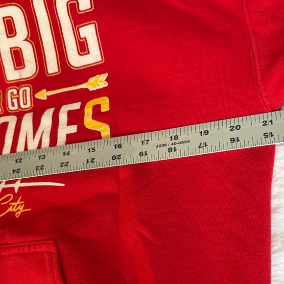 Gildan Red Heavy Blend Hoodie Kansas City Chiefs - Picture 5 of 8